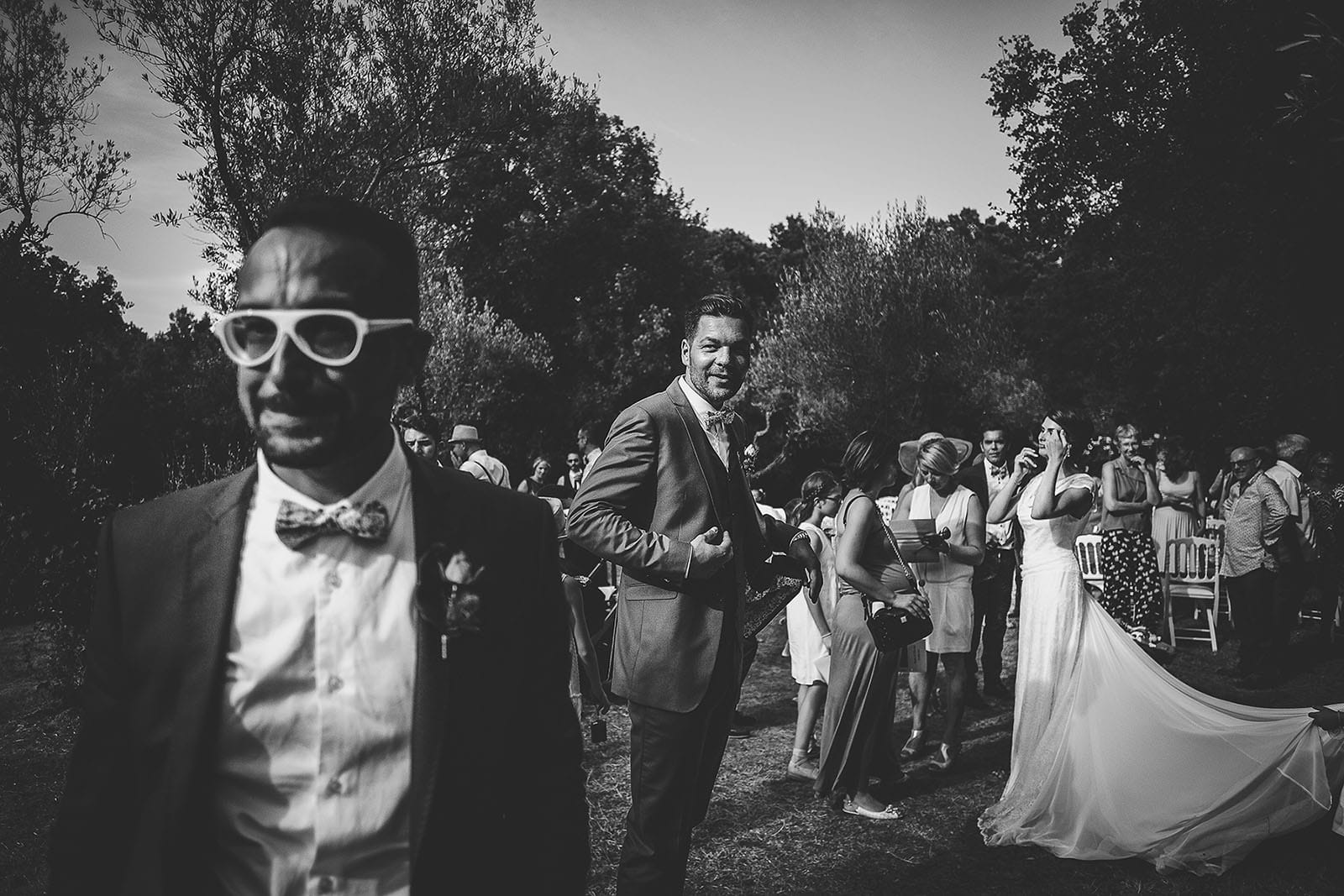 Mariage au Comptoir Saint Hilaire. Beaucoup d'émotion du témoin du marié