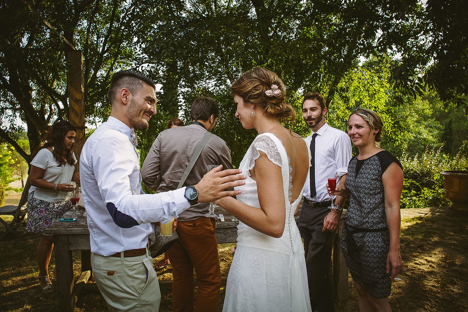 Mariage au Comptoir Saint Hilaire le vin d'honneur