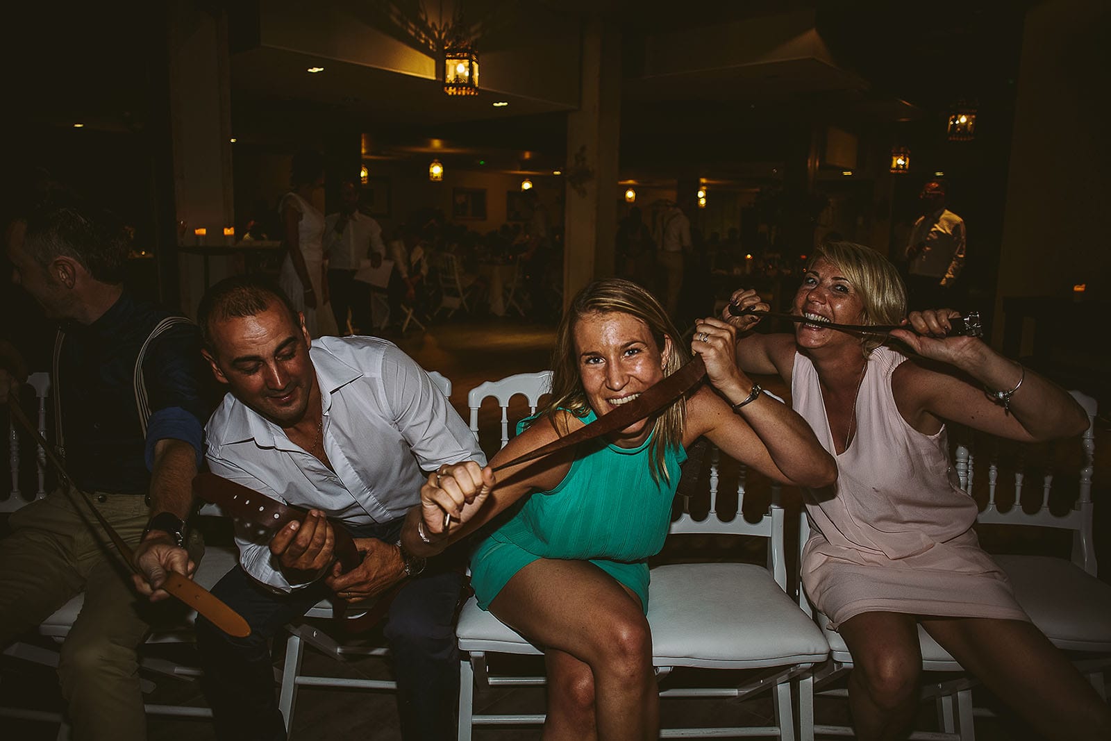 Mariage au Comptoir Saint Hilaire. Le jeu où il faut récupérer des objets
