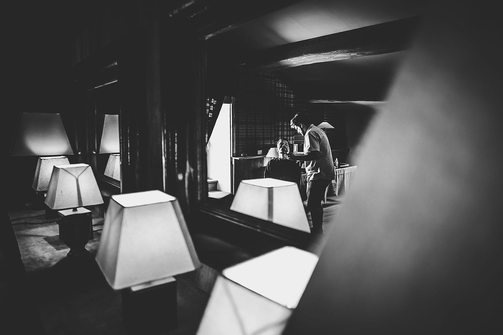 Mariage au Comptoir Saint Hilaire. Les préparatifs du marié