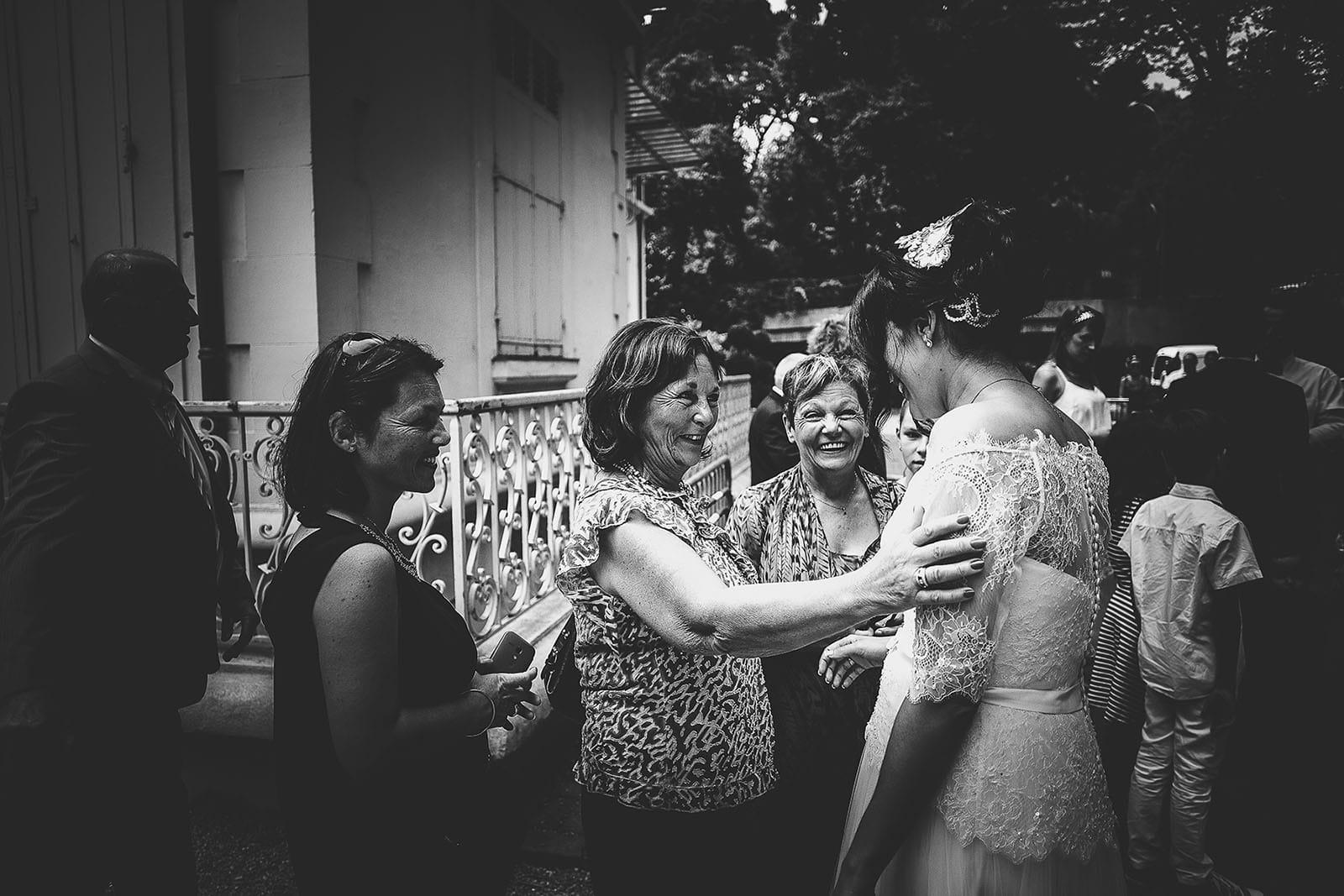 Mariage Villa Quélude David Pommier photographe de mariage. La joie au mariage