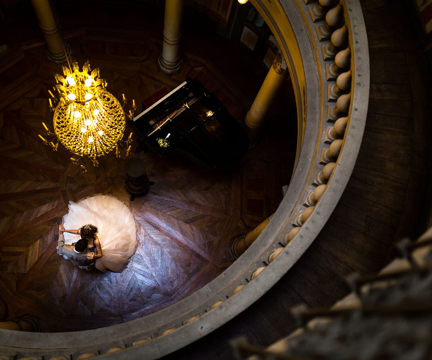 Photo de couple au Château de Syam