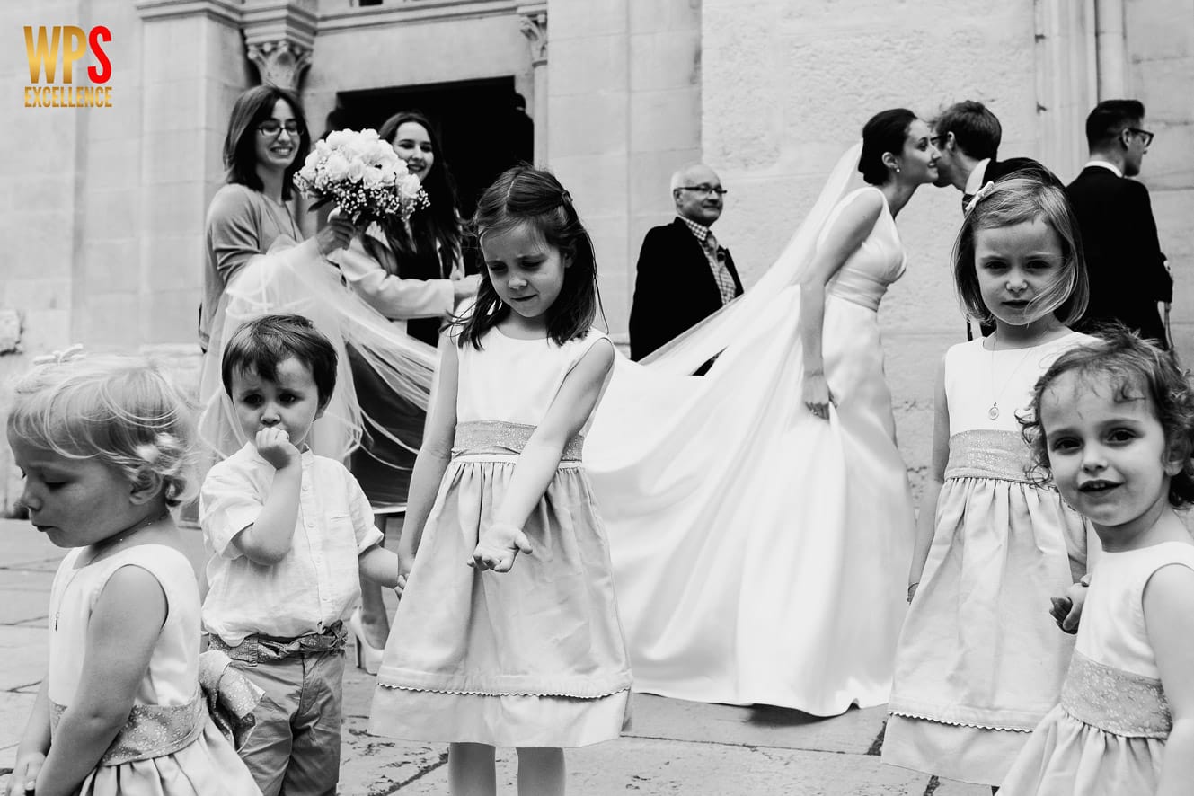 Récompense mariage Wps sur une photo de cérémonie. Photographe de mariage récompensé