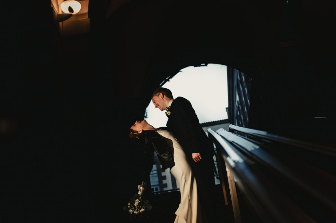 Reportage entre New York et Clermont Ferrand, un élégant mariage