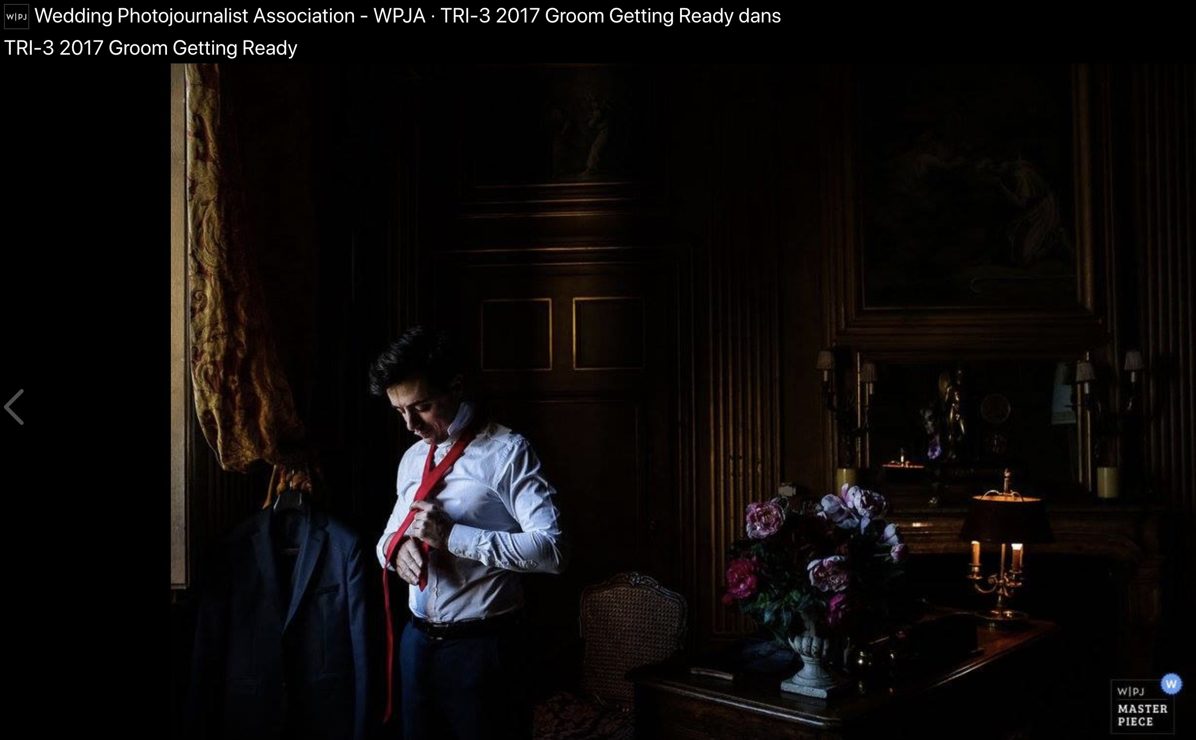 Récompense de photo de mariage Château de Saint Trys Lyon. Photo de David POMMIER Photographe à Lyon