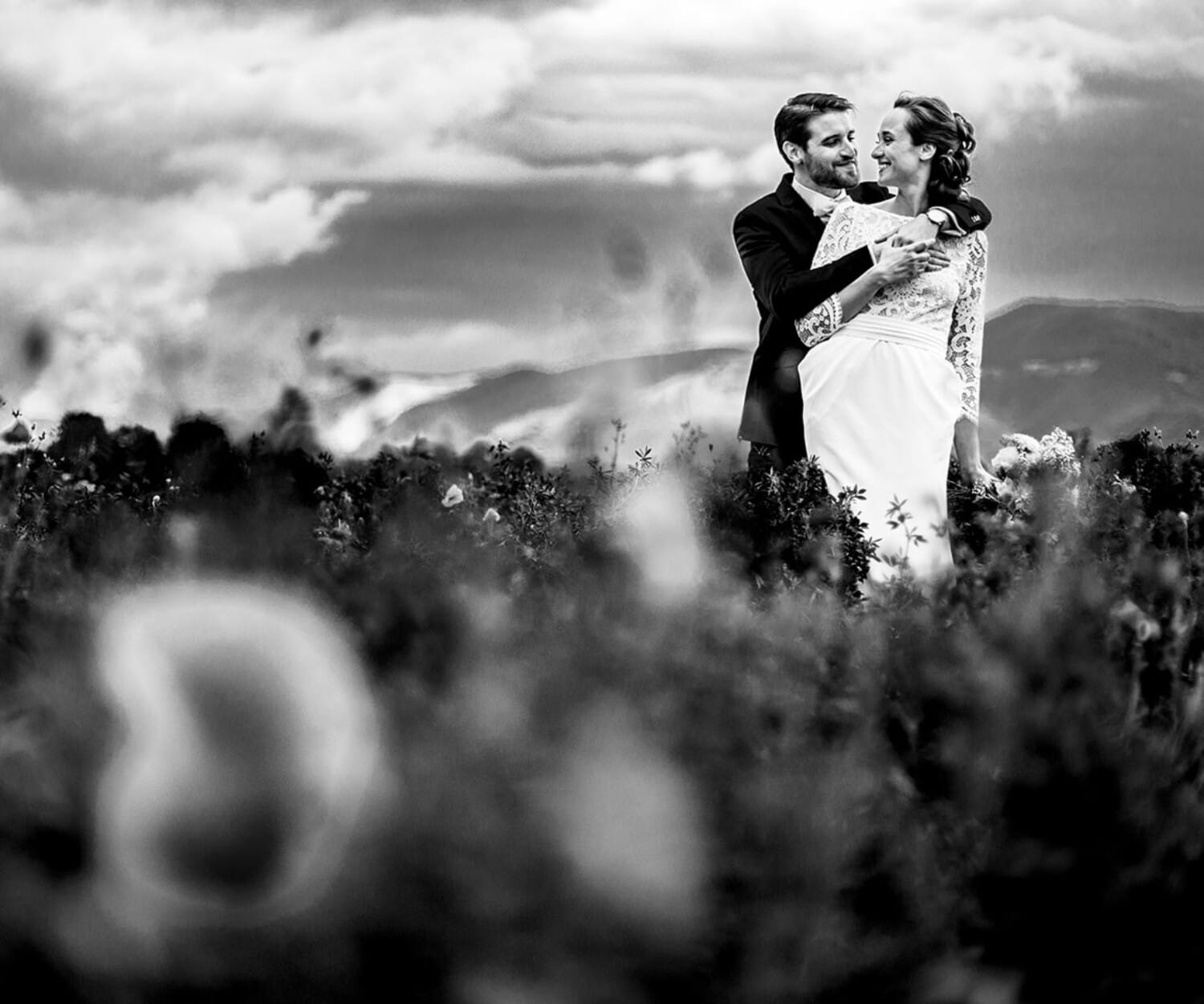 Meilleures photographies de mariage du photographe de mariage David Pommier. Reportage de mariage au Gîte la Batie en Drôme provençale