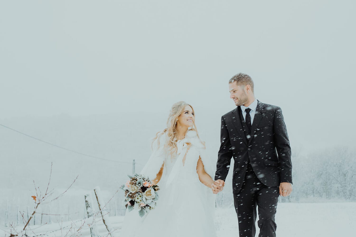 Mariage à la neige