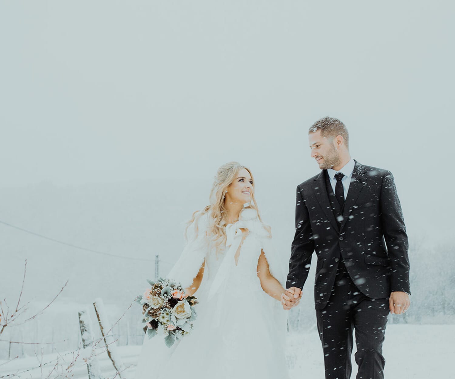 Mariage à la neige