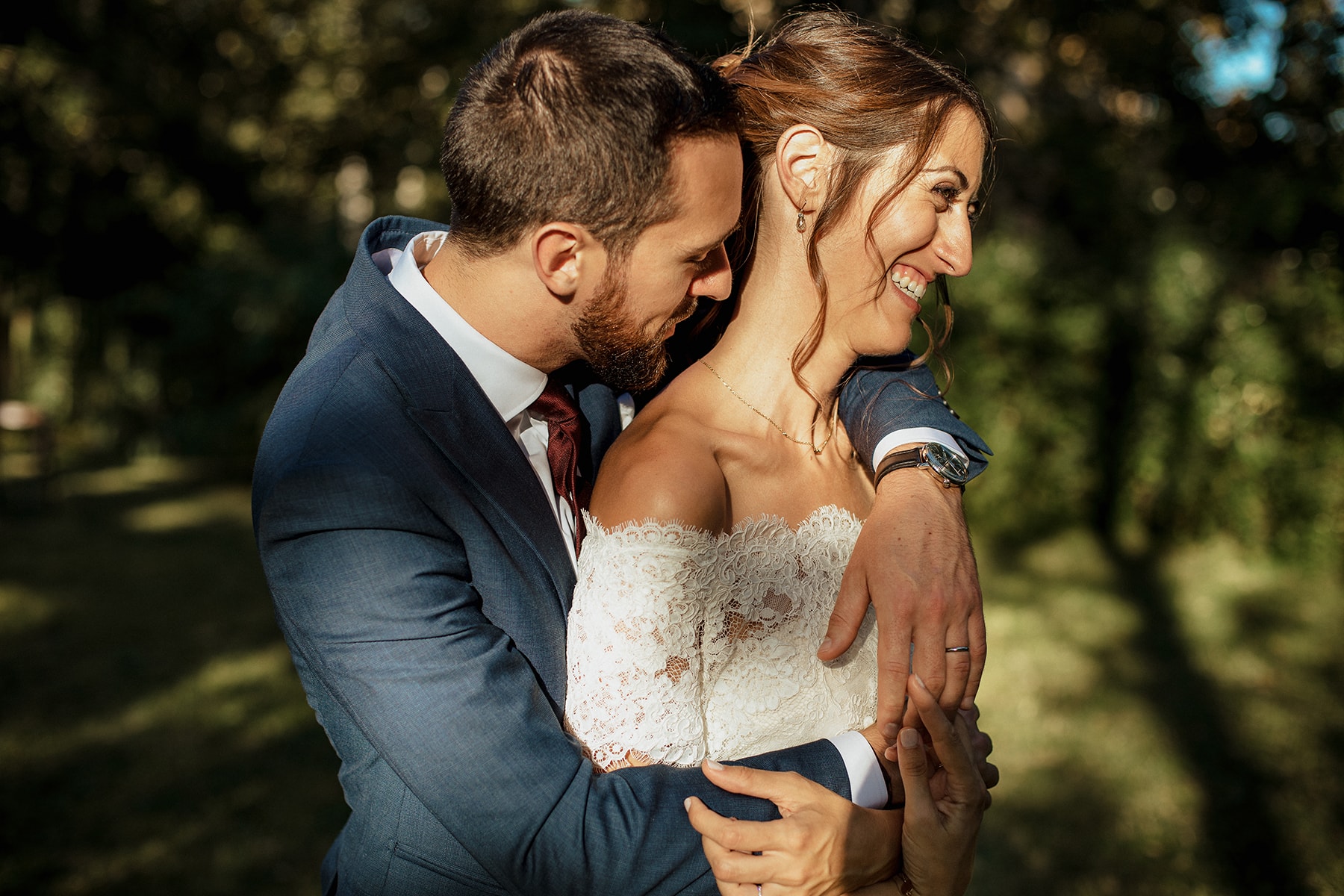 @davidpommier-photographe-mariage-chateau-de-courbeville (1 sur 1)-56 Photo de couple des mariés au mariage au château de Courbeville