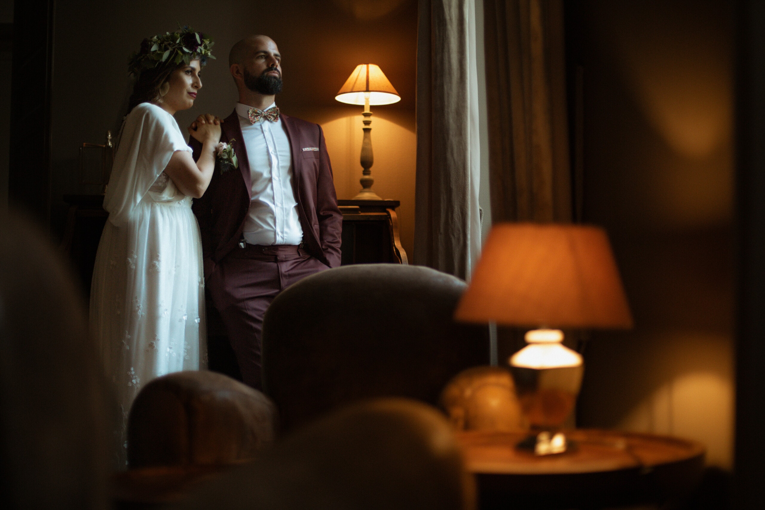 @davidpommier-photographe-mariage-chateau-de-planchevienne (1 sur 1)-56 couple de mariés au château de Planchevienne