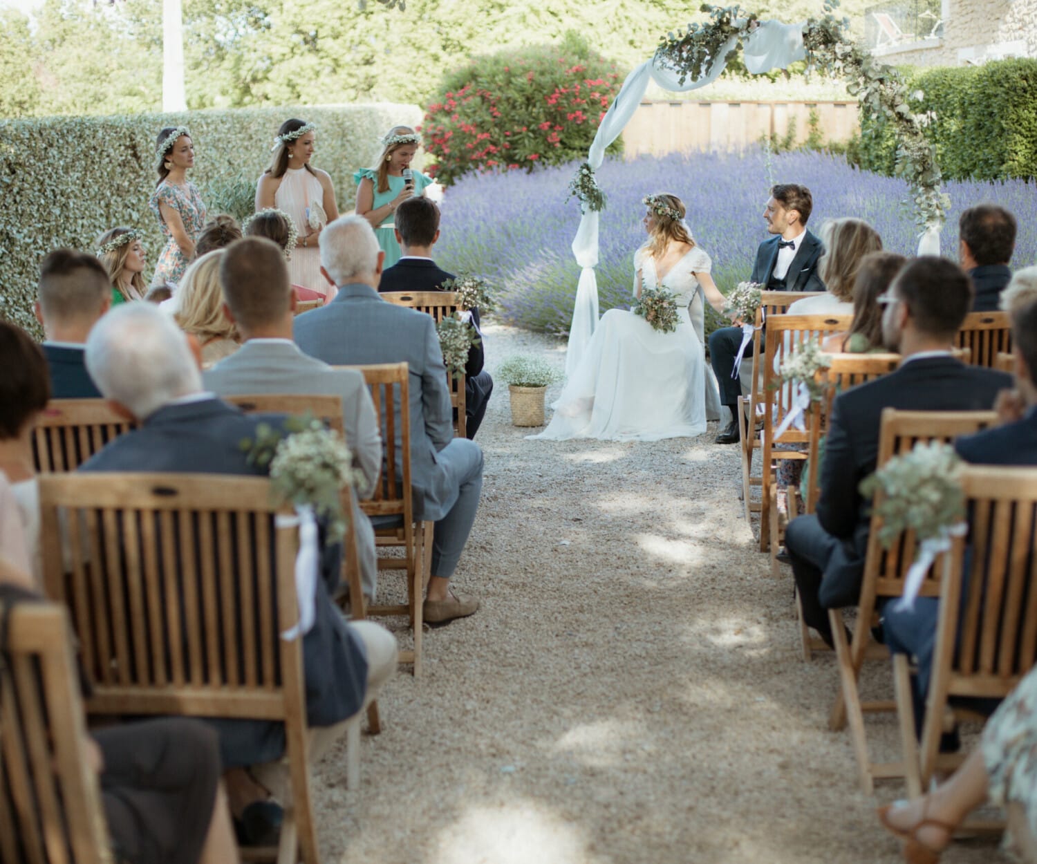 Mariage dans la lavande